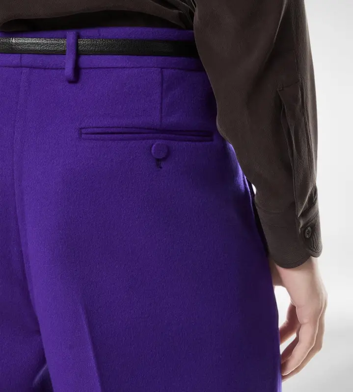 CASHMERE DOUBLE SPLITTABLE TWILL PANT PRISM VIOLET online